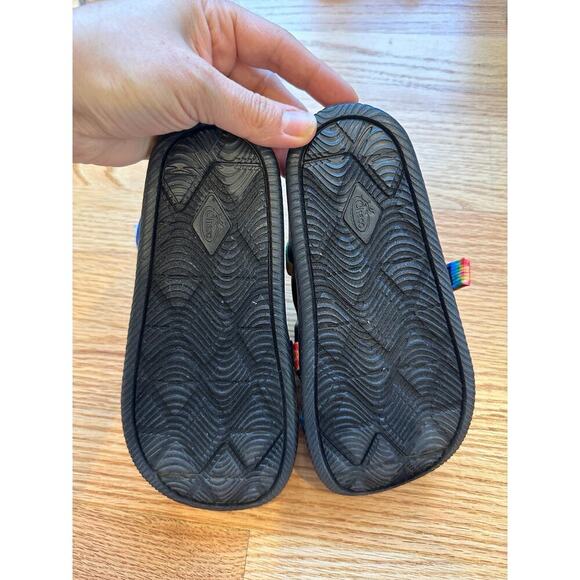 NEW Chacos Chillos Sport Big Kids Dark Tie Dye Sandals, Sz 2, Unisex (C107) - Picture 3 of 9